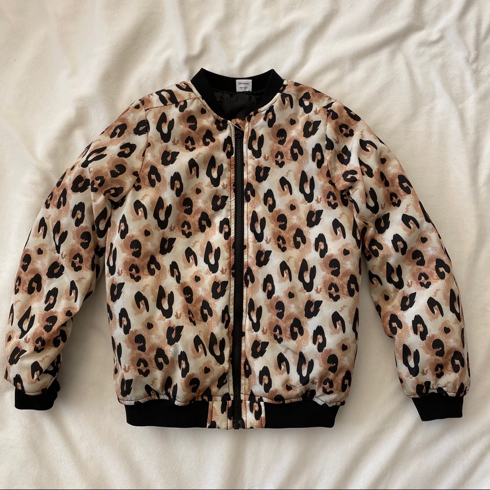 Fabkids- Leopard puffer bomber